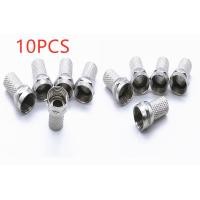 ราคา 10PCS RG6 F Type Male Twist On Coax Coaxial Cable RF Connector Adapter F Type TV (8457300376)