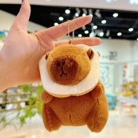 ราคา WEIHUIMEI ตุ๊กตา Capipala พวงกุญแจกระเป๋าคาปิบาร่าจี้ตุ๊กตาน่ารัก Capybara (24650227299)