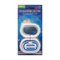 ราคา HOMEMART ห่วงแขวนผ้าม่าน C TYPE HOOK SR 1 ขาว (9121130286)