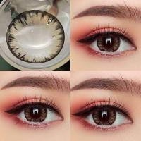 ราคา คอนแทคเลนส์ Icy X Chimmer สี Brown Gray ลายเกล็ดน้ำแข็ง เกล็ดหิมะ คละยี่ห้อ Pitchy lens Pretty Doll ค่าสายตาปกติถึงสั้น 7 00 (23499252138)