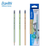 ราคา ของแถมฟรี Bantex ดินสอ 2B แพ็ค 12 ด้าม ดินสอไม้ ไส้ดำ อุปกรณ์การเขียนและสำนักงาน Pencils (24583778180)
