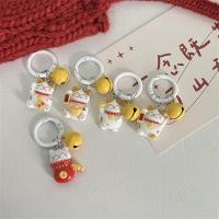 ราคา 5 3 1Pcs Wealth Cat Keychian Cute Lucky Cat Keychian With Bell Backpack Pendant Accessories Bag Hanging Ornament Friends Gifts (24188792671)
