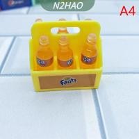 ราคา N2HAO 1ชุด dollhouse Miniature Cola soda sprite ขวด modle ครัว DIY อุปกรณ์เสริม (24376738919)
