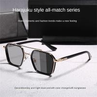 ราคา Polarized Square Metal Sunglasses Women Men Trending Products Polaroid Car Driving Glasses (22537415996)