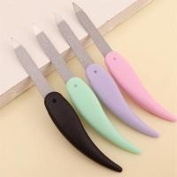 ราคา ตะแกรงพับได้4ชิ้นตะไบทำเล็บขัดมันล้างและขัดเงา Peralatan Seni Kuku วัสดุพลาสติกสองด้าน (24578428009)