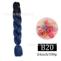 ราคา Horec ไหมถักผม เฉดสี ไหมถักเปีย แฮร์พีช ผมเปีย ไหมถักผม ไหมไฟเบอร์ ไหมต่อผม ยาว 60cm 100g พร้อมส่ง (24240153819)