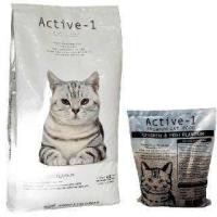 ราคา Active 1 อาหารแมว แอคทีฟ วัน สำหรับแมวทุกสายพันธุ์ สูตรไก่และปลา สำหรับแมวอายุ 4 เดือนขึ้นไป โซเดียมต่ำ (24772717270)