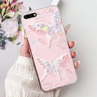 ราคา สำหรับ Huawei Y7เคส2018 LDN L01น่ารักแมวทาสีสำหรับ Huawei Y7นายก2018เคสซิลิโคนนิ่มสำหรับ Huawei Y7 Pro 2018 (23573504895)