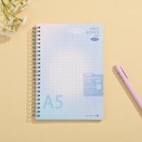 ราคา Minimalist A5 B5 Spiral Notebooks Semi Transparent Hard Cover Grid Lined Blank Inner Page Paper Product Stationery (24550912107)