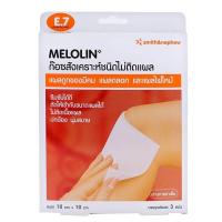 ราคา เมโลลิน Melolin 10x10 cm 1 กล่อง 3 แผ่น (18982144905)