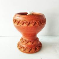 ราคา ตะเกียงน้ำมันพืช ตะเกียงดินเผา ครอบแก้วตะเกียง ตะเกียงเติมน้ำมันพืช (19626277739)