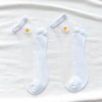 ราคา ถุงเท้าซีทรู โปร่งใส ถุงเท้าข้อสั้น ถุงเท้าแฟชั่น ลายดอกเดซี Free Size ถุงเท้ากีฬา ผ้าเกรดดีพรีเมี่ยม (7629441795)