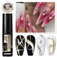 ราคา LILYCUTE LINE GEL สีเจลลากเส้น สีเมทัลลิค สำหรับวาดลายเส้น ลายเล็บต่างๆ (24240821621)