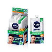 ราคา กล่อง 6 ซอง NIVEA MEN นีเวีย เมน แบบซอง เซรั่ม ครีม ฝาหมุน 7 มล (23831931165)