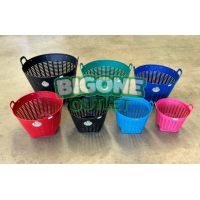 ราคา BigOne เข่งพลาสติก เบอร์1 เบอร์5 เข่งใส่ของ เข่งผลไม้ เข่งผัก (23136712935)