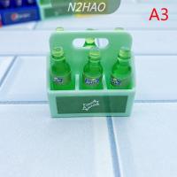 ราคา N2HAO 1ชุด dollhouse Miniature Cola soda sprite ขวด modle ครัว DIY อุปกรณ์เสริม (24376738918)