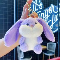 ราคา ใหญ่หูกระต่ายพวงกุญแจของเล่นตุ๊กตาขนปุยจริงปอมปอมบนกระต่ายเครื่องประดับพวงกุญแจChristmas (24703508248)