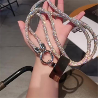 ราคา สร้อยคอเพชรประดับโซ่สุดหรู โซ่สะพายข้างแบบยาว โซ่สำหรับติดโทรศัพท์มือถือ เครื่องประดับโทรศัพท์มือถือแบบหรูหรา (24918422766)