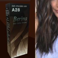 ราคา เบอริน่า A28 สีช็อกโกแล็ตเข้ม สีผม สีย้อมผม เปลี่ยนสีผม ครีมย้อมผม Berina A28 Dark Chocolate Hair Color Cream (21620714340)