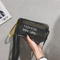 ราคา Fashion Candy Color Letter Bag Transparent Laser Crossbody Bag Women Simple Mini Shoulder Messenger Bag Pvc Jelly Small Tote Bag (24014125564)