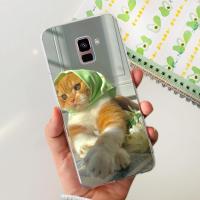 ราคา เคสโทรศัพท์สำหรับ Samsung Galaxy A8 2018 ฝาหลังทาสีลายดอกไม้ป้องกัน A8ปลอกสำหรับ Samsung บวก A8 2018ซิลิโคนนุ่มกระเป๋า (22781190570)