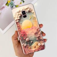 ราคา เคสโทรศัพท์สำหรับ Samsung Galaxy A8 2018 ฝาหลังทาสีลายดอกไม้ป้องกัน A8ปลอกสำหรับ Samsung บวก A8 2018ซิลิโคนนุ่มกระเป๋า (22781190600)