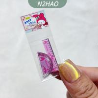 ราคา N2HAO ชุดของเล่นไม้บรรทัด Sanrio ขนาดเล็กจำนวน4ชิ้นชุดของเล่นการ์ตูน Kuromi My Melody โรงเรียนโรงเรียนอุปกรณ์ตกแต่งฉากอะนิเมะน่ารัก (24554880923)