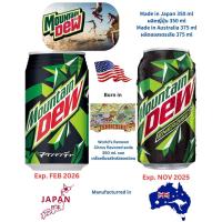 ราคา Mountain Dew Made in Australia Japan 375 350 ml can Exp NOV 25 (24884494976)