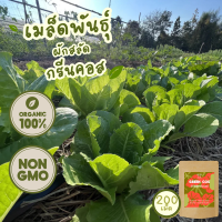 ราคา ซื้อ 5 แถม 1 เมล็ดพันธุ์ ผักสลัด กรีนคอส 100 ออร์แกนิค Non GMO เกรดพรีเมี่ยม Green Cos Organic Lettuce Seed บรรจุ 200 เมล็ด (23674577788)