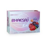 ราคา Bhaesaj whitening soapเภสัช สบู่ก้อน 90 130 กรัม สบู่เภสัช มี 2 สูตร rice milk soap mixed berry soap (23765934964)