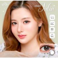ราคา คอนแทคเลนส์ รุ่น Mini Julia สีดำ เทา ตาล Black Gray Brown มีค่าสายตาปกติ 0 00 DDBE (21512229242)