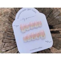 ราคา เล็บปลอมสำเร็จรูป สีเจลแท้100 เล็บเจล เล็บปลอม เล็บปลอมสวย ทรงเหลี่ยมยาวกลาง (15863388290)
