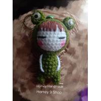 ราคา ตุ๊กตาแก๊งค์เด็กขี้เซา งานถักโครเชต์แบบพวงกุญแจน่ารัก (14359995268)