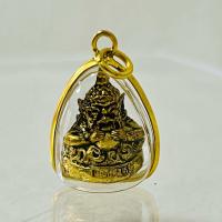 ราคา พระราหู จี้พระราหู พระราหูอมจันทร์ จี้เสริมศิริมงคล คุ้มดวงคุ้มภัย เลี่ยมกรอบสีทอง (23265027220)