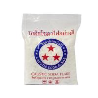 ราคา โซดาไฟแบบเกล็ด ตราดาว ท่ออุดตัน ล้างคราบไขมัน (23469442440)