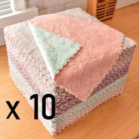 ราคา BBT THAILAND 25x25 ผ้าเช็ดโต๊ะ ผ้าเช็ดจาน ผ้าเช็ดมือ ผ้าขี้ริ้ว ผ้าเช็ดอเนกประสงค์ผ้าเช็ดโต๊ะ ผ้าเช็ดทำความสะอาด (24504330838)