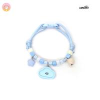 ราคา ปลอกคอเชือกรูด ปลอกคอแมว พร้อมจี้แบบต่างๆ ลูกปัดและกระดิ่ง C063 (24613164665)