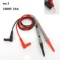 ราคา สายวัดมิเตอร์ สายวัด มัลติมิเตอร์ อย่างดี 1000V A10 A20 หัววัด ปลายเข็ม L332 (24826558631)