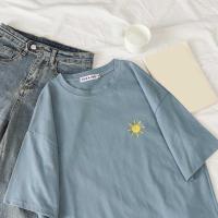 ราคา เสื้อ Oversize สีสดใส สไตล์เกาหลี น่ารักๆ (21874656301)