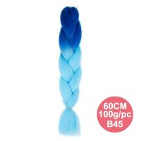 ราคา เทศกาลสงกรานต์ ไหมถักผม เฉดสี ไหมถักเปีย แฮร์พีช ผมเปีย ไหมถักผม ไหมไฟเบอร์ ไหมต่อผม ยาว 60cm 100g (23912593607)