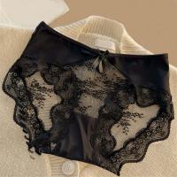 ราคา DXSS กางเกงในเสื้อตาข่ายมีรูเนื้อบางลายลูกไม้กางเกงชั้นในเอวต่ำสไตล์ฝรั่งเศสกางเกงในเป้ากางเกงผ้าฝ้ายระบายอากาศ (24738215633)