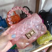 ราคา Transparent Laser Crossbody Bag Womens Candy Color Letter Fashion Bag Mini Shoulder Messenger Bag PVC Jelly Small Tote Bag (23912380838)