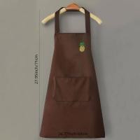 ราคา B LIVEM Simple Fashion Apron Solid Color Waterproof Household Apron Anti fouling Fashion Mens And Womens Apron (24249138276)