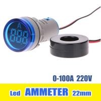 ราคา แอมป์ มิเตอร์ แอมป์มิเตอร์วัดกระแสไฟฟ้า AMP Ammeter led Lamp 22mm 0 100A (529724989)