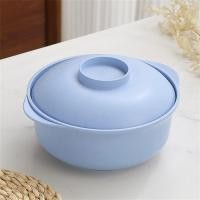 ราคา HomeHive Heat resistant Soup Bowl Multifunctional Kitchenware Multifunction Noodle Bowl Microwave Oven Containers Convenient Plastic Bowl (24607077474)