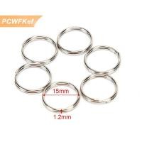 ราคา PCWFKef พวงกุญแจ100ชิ้น ล็อตแบบ DIY พวงกุญแจห่วงโลหะแบบแยกห่วง (24617394114)