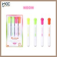 ราคา Set 4 ด้าม ปากกาเน้นข้อความ ไฮไลท์ Quantum Highlighter Aurora (24335363695)