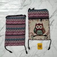 ราคา กระเป๋าลายนกฮูก กระเป๋าผ้าทอนากา ผ้าพื้นเมืองทางเหนือ กระเป๋าสายสะพายยาว กระเป๋าคล้องคอ กระเป๋าชาวดอย แต่งหน้ากระเป๋าลายนกฮูก (17546946507)