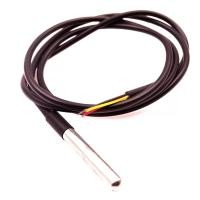 ราคา DS1820สแตนเลสกันน้ำ DS18b20อุณหภูมิ Probe Temperature Sensor 18B20สำหรับ Arduino (12381234295)
