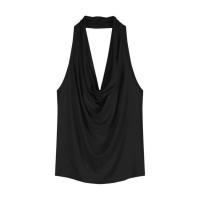 ราคา ราคาถูกที่สุด เสื้อแฟชั่นคอถ่วงแบบคล้องคอ 5 สี เปิดโชว์หลัง (24268877939)